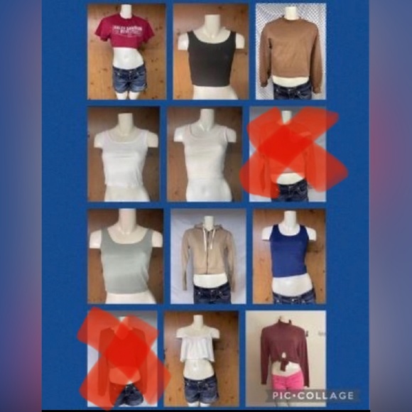 Women’s small Shein/Forever 21 tops bundle - Picture 1 of 8